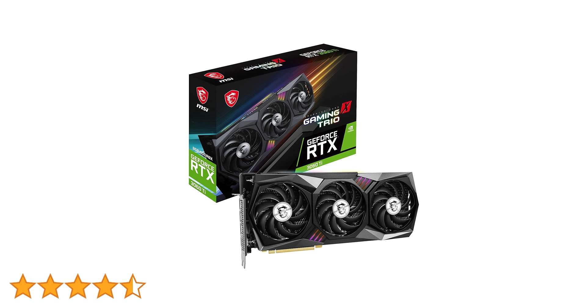 新品未開封品　MSI RTX 3060 Ti GAMING X TRIO MSI GeForce RTX 3060 Ti GAMING X TRIO